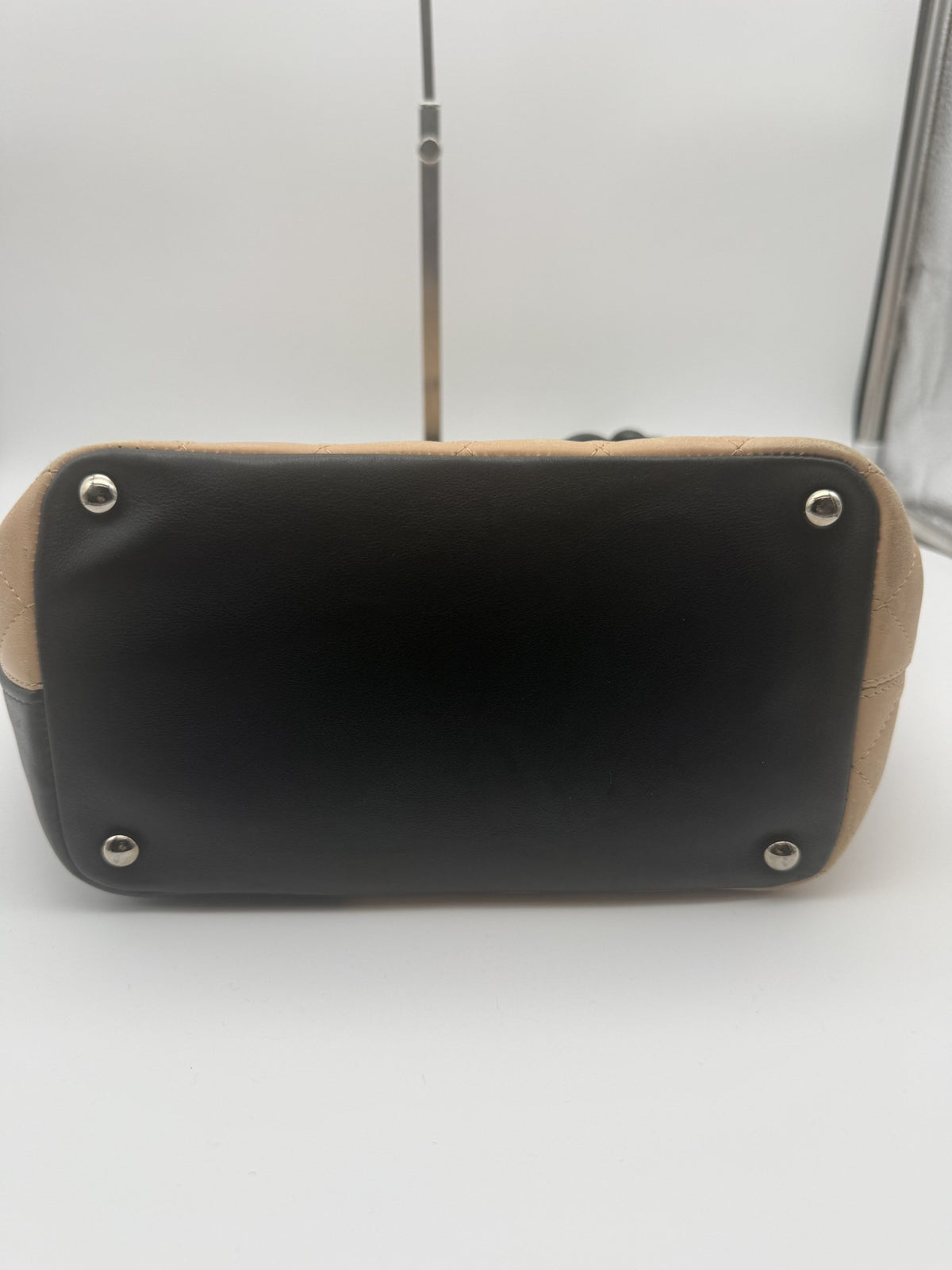 Chanel Cambon Tote — Beige & Black