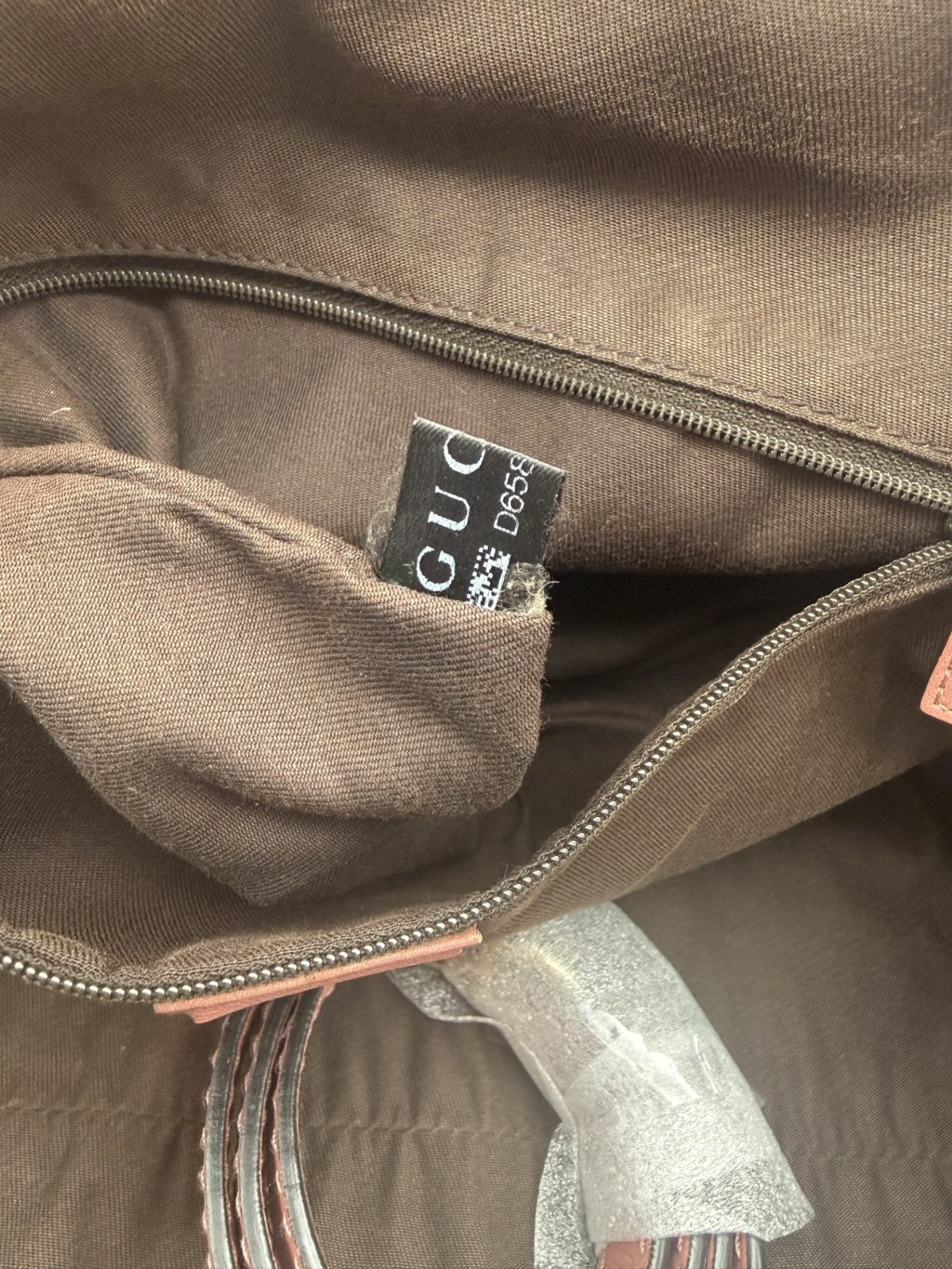 Gucci Sukey Satchel — Beige GG Canvas & Pink