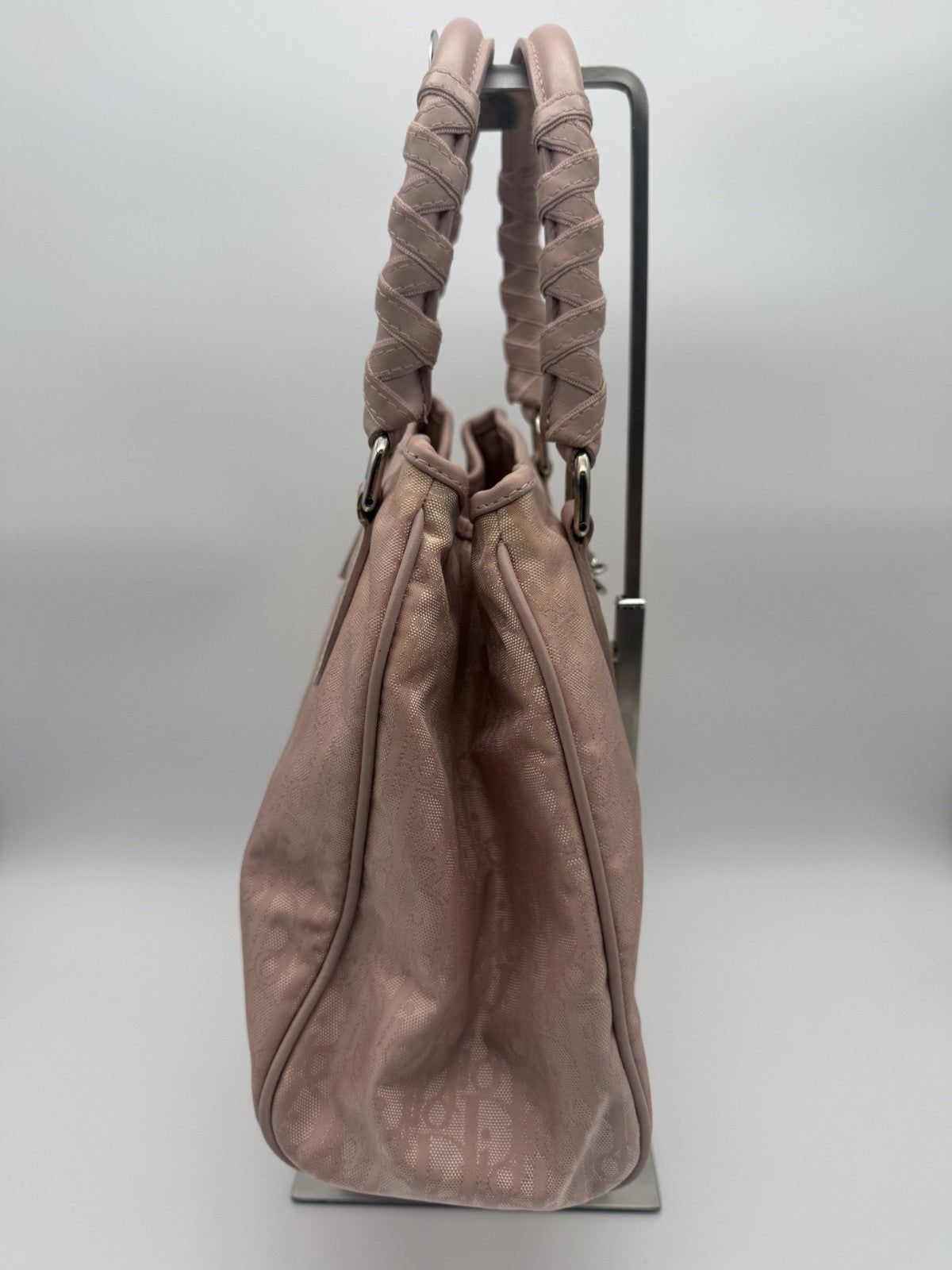 Dior Trotter Top Handle Bag — Powder Pink
