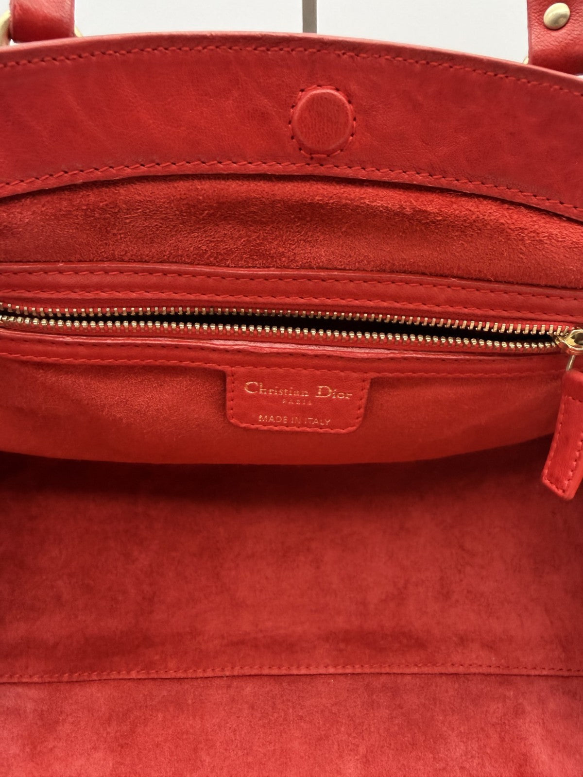 Dior My Dior Frame Bag — Red