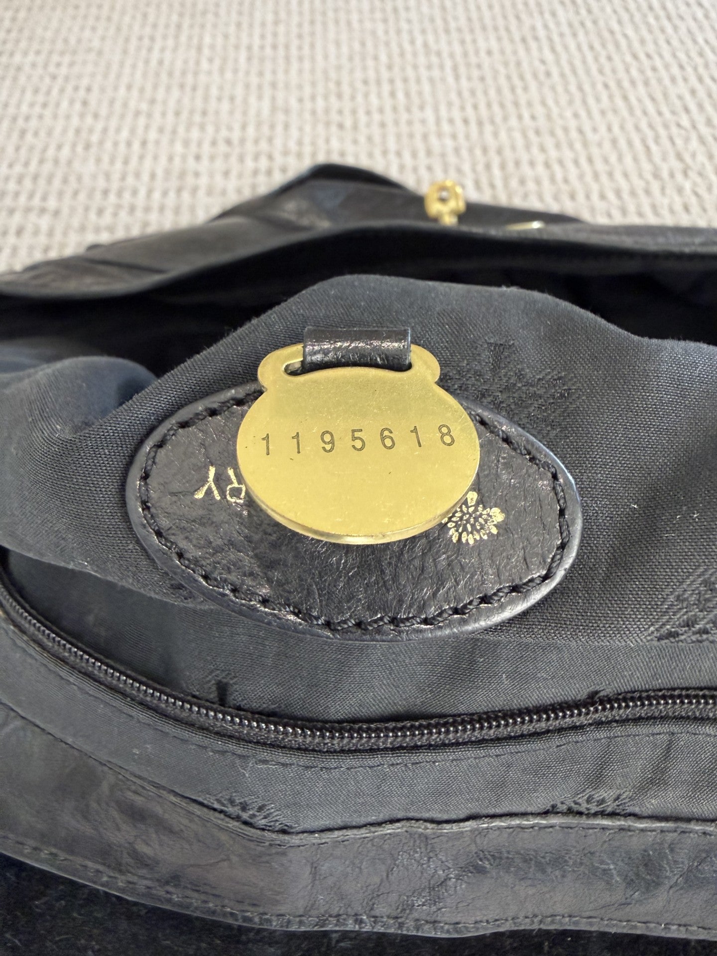 Mulberry Alexa Satchel Bag – Black Leather, Gold Hardware