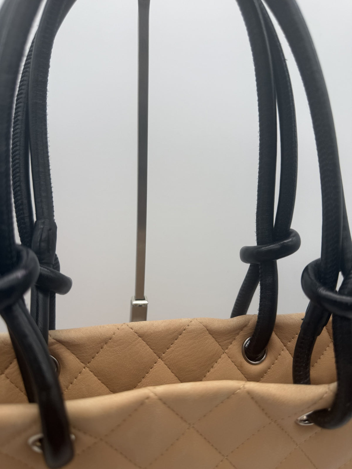 Chanel Cambon Tote — Beige & Black