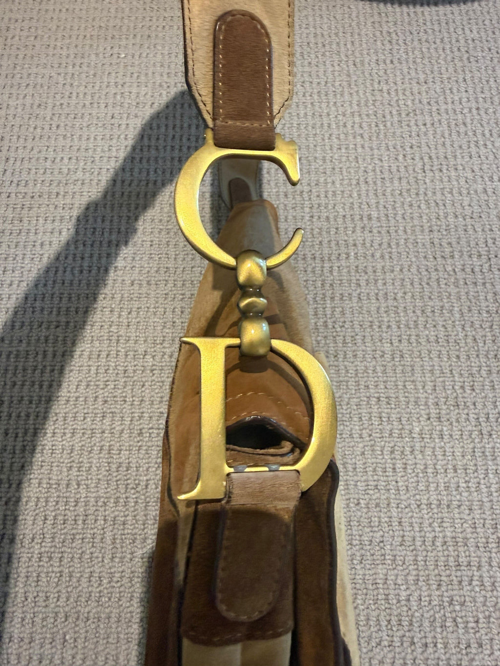 Vintage Christian Dior Saddle Bag — Galliano Era Pony Hair & Suede