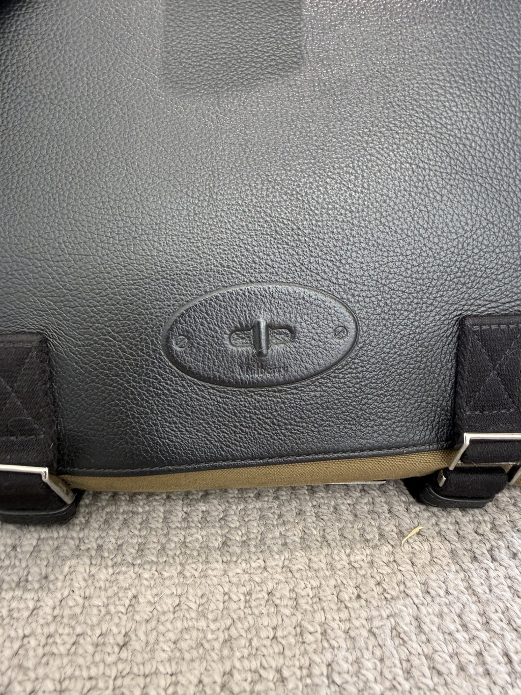 Mulberry Canvas Messenger Crossbody Bag – Khaki Green