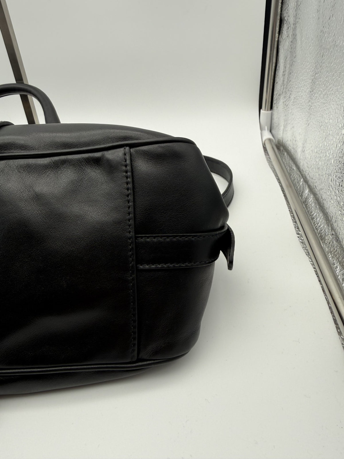Prada Bauletto Satchel — Black