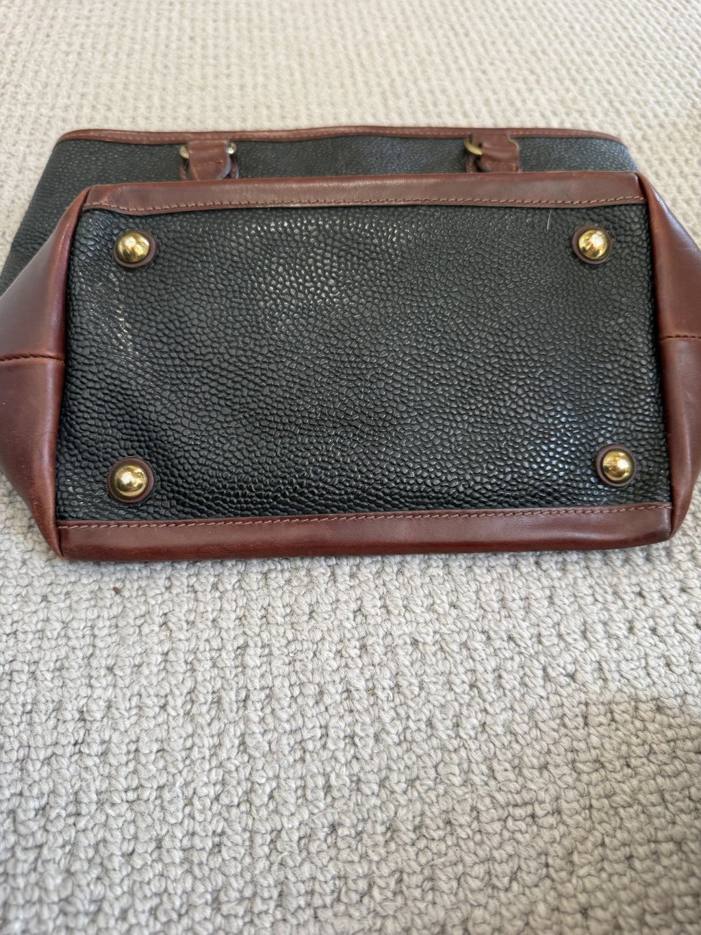 Vintage Mulberry Scotchgrain Tote Bag – Black & Tan