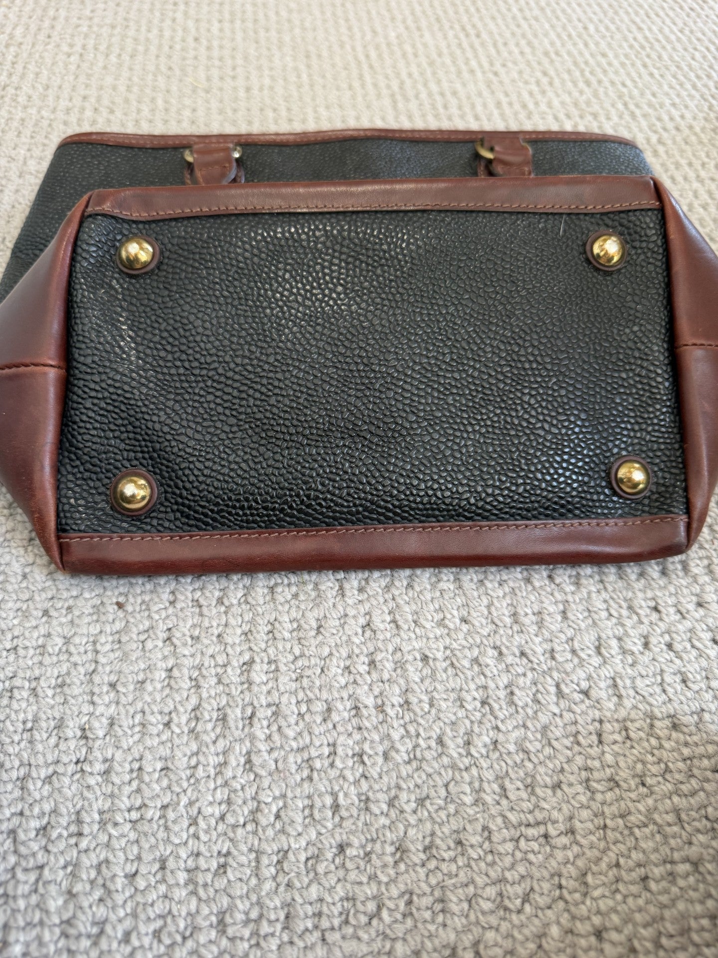 Vintage Mulberry Scotchgrain Tote Bag – Black & Tan