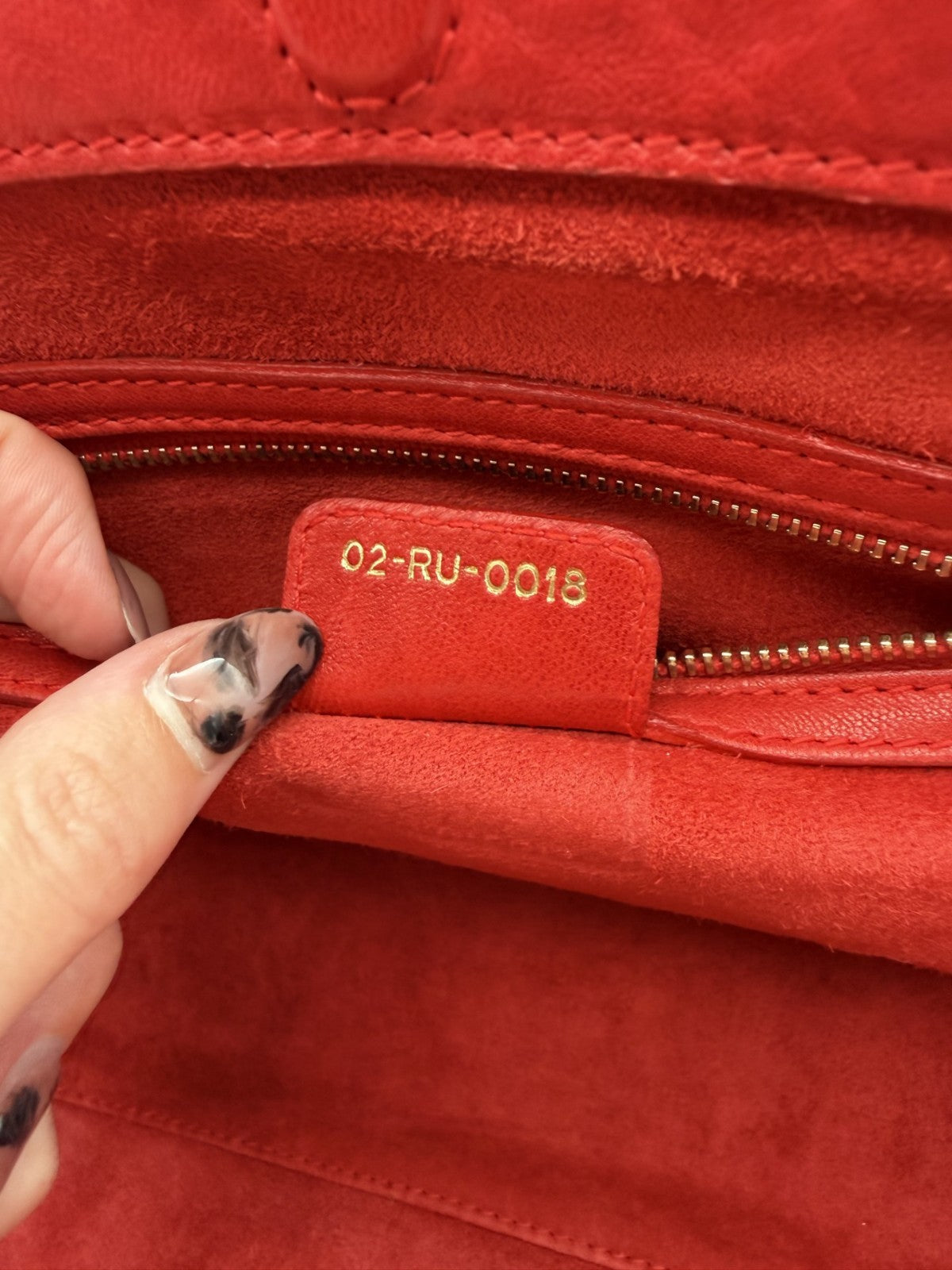 Dior My Dior Frame Bag — Red